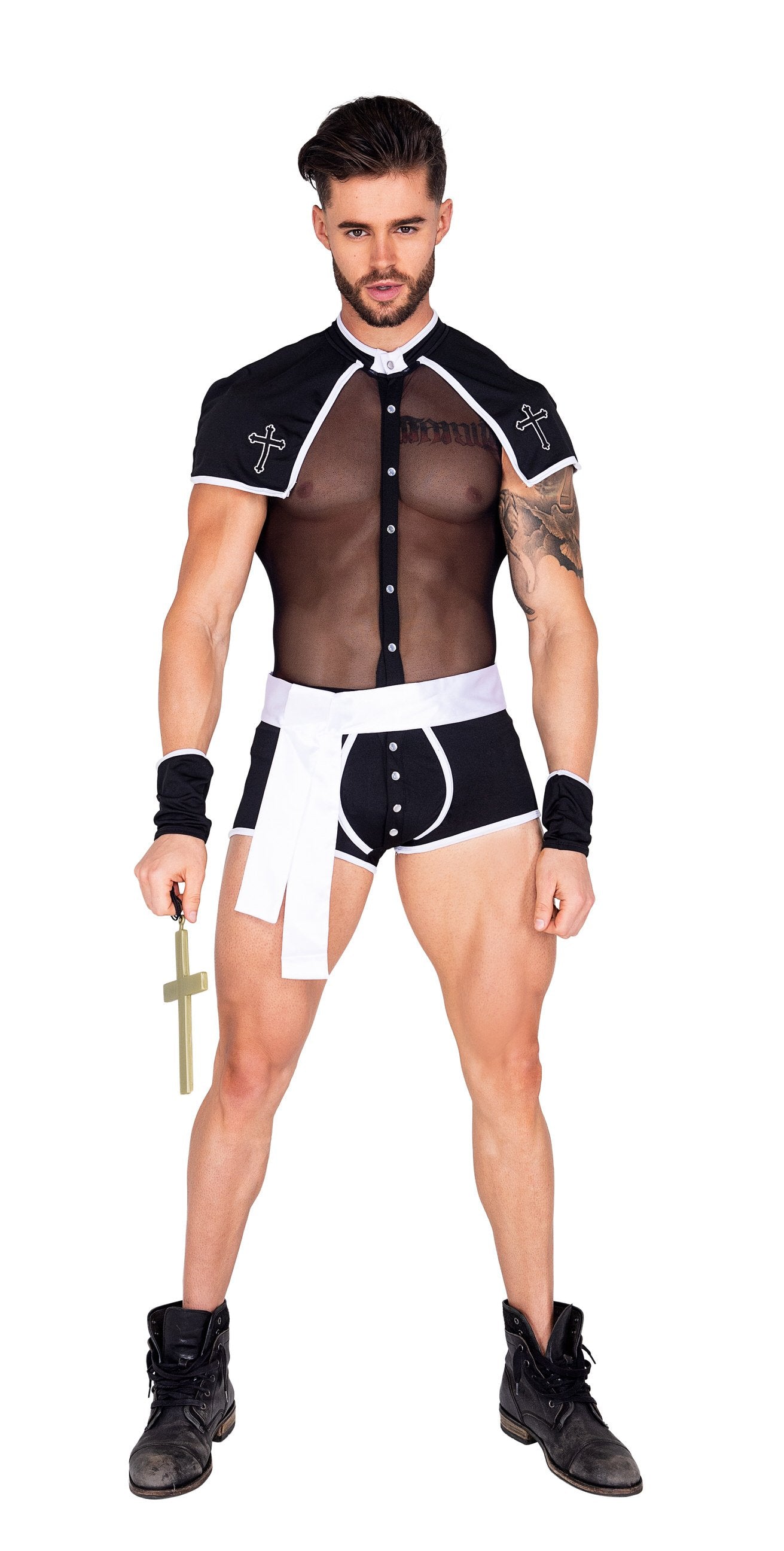 Men's priest costume, view 2